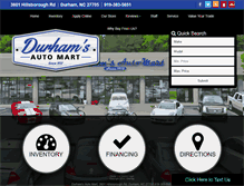 Tablet Screenshot of durhamautomart.com